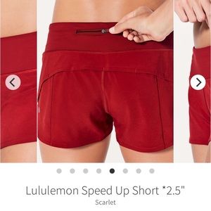 Lululemon Speed Up shorts 2.5”
